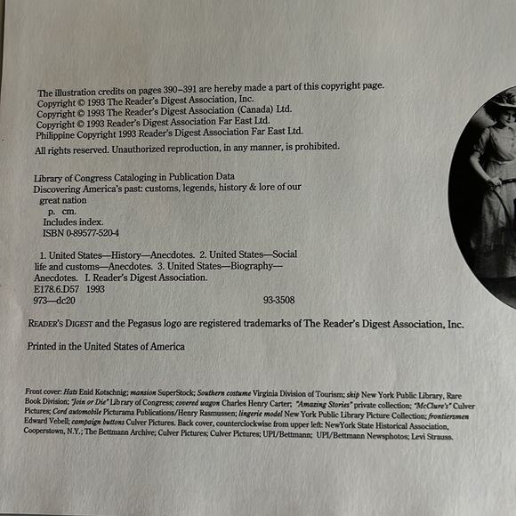 Reader's Digest Discovering America's Past 1993 Edition Hardcover Book - Picture 8 of 10